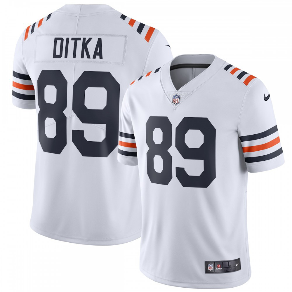 Mike Ditka Chicago Bears Nike 2019 Alternate Classic Retired Player Limited Jersey - White-GridironStore